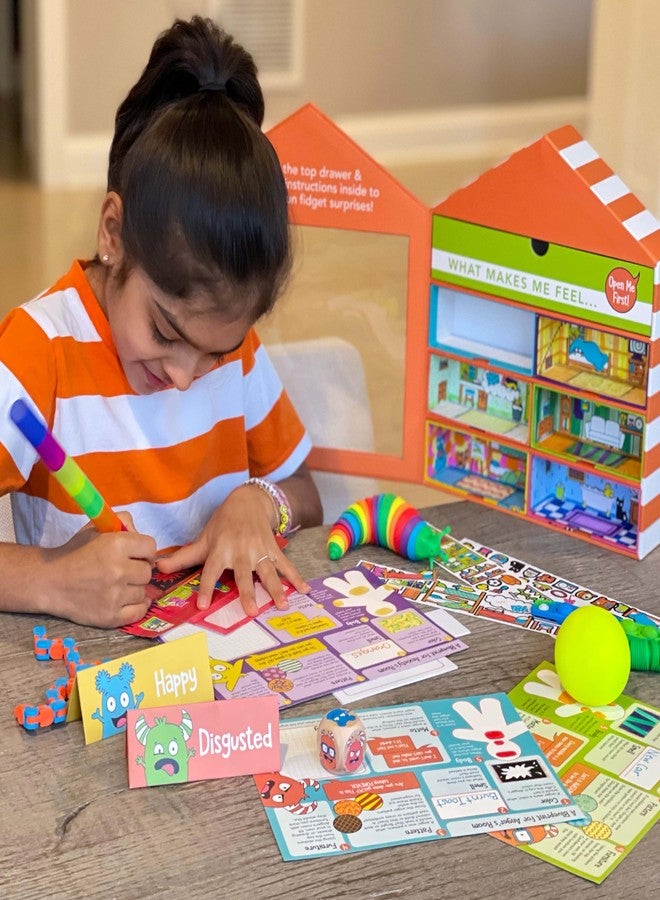 Open The Joy House of Emotions - DIY Emotional Playhouse Kit for Kids Ages 4-12, Social Emotional Learning (SEL) Activities, Creative Crafting for Emotional Intelligence and Mindfulness - Image 2